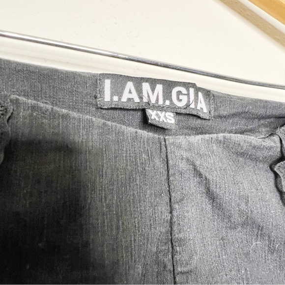 I.Am.Gia Black Lace V Front Stretch Pants Size XXS - Picture 7 of 8